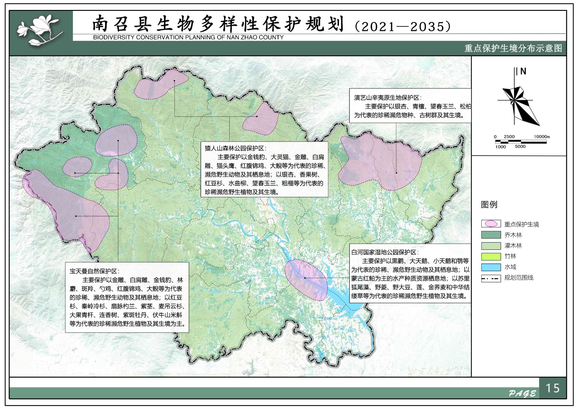 南召縣生物多樣性保護規劃