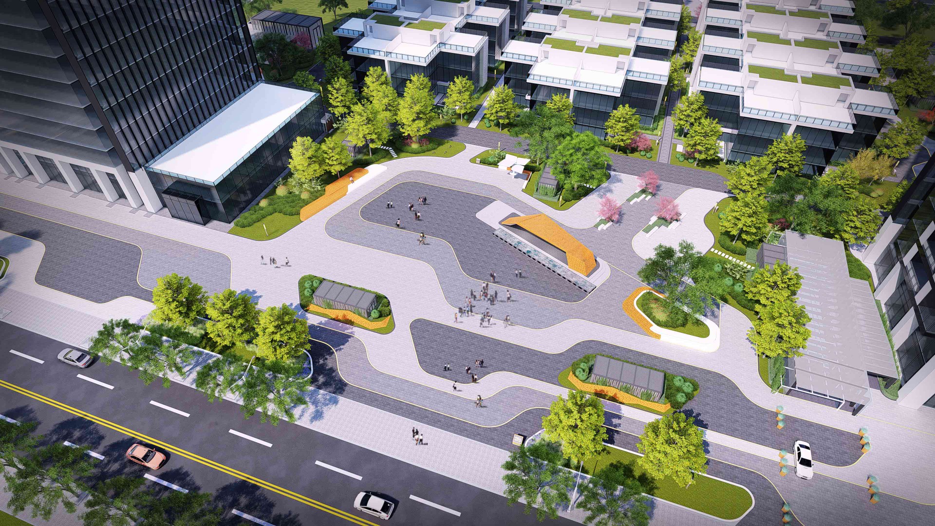 河南省國家大學(xué)科技園E2地塊景觀(guān)設計（東區）